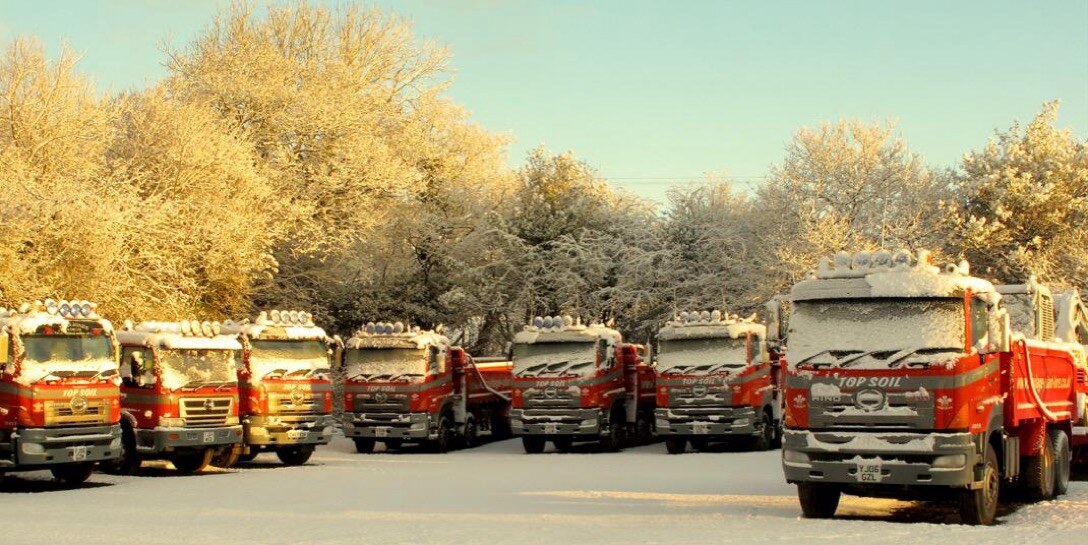 Historic John Jones and Son winter fleet photograph