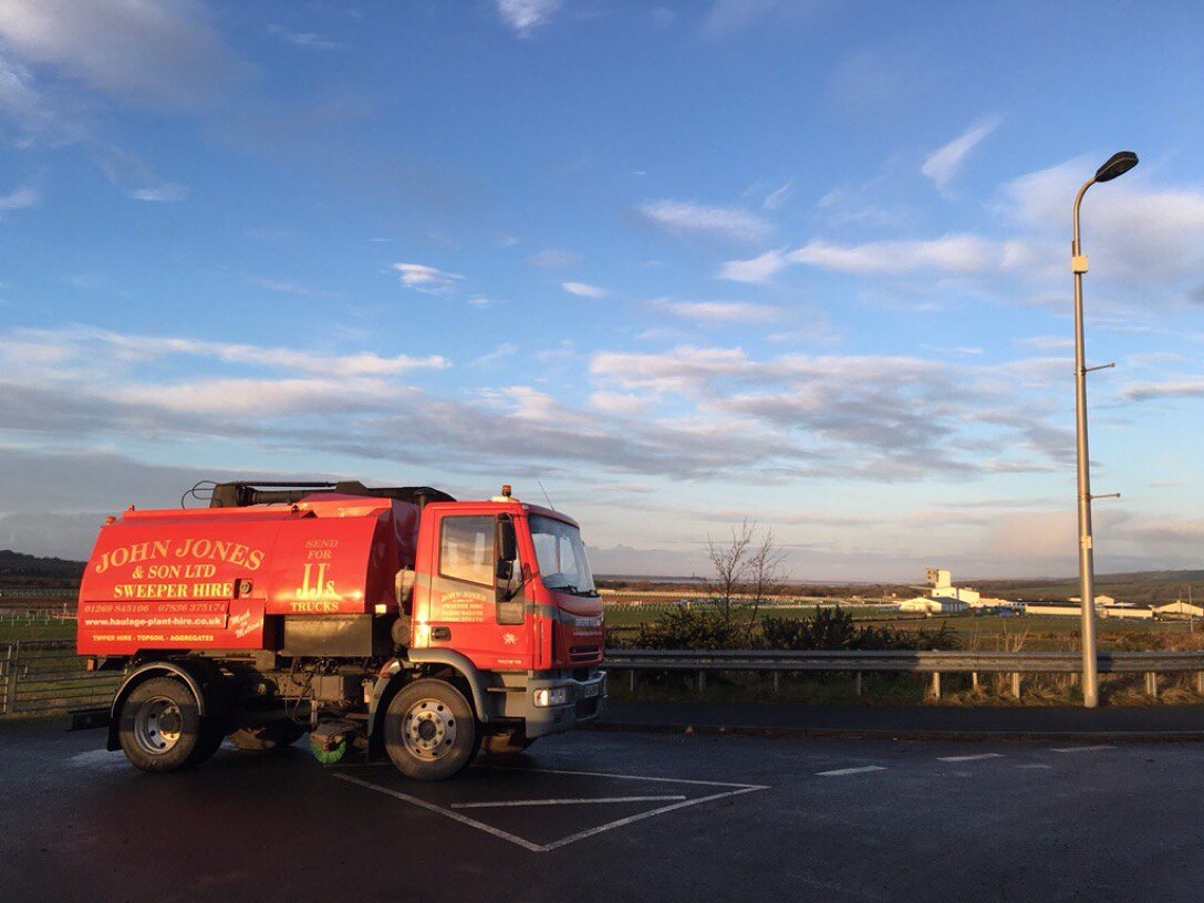 Historic John Jones and Son sweeper lorry photograph