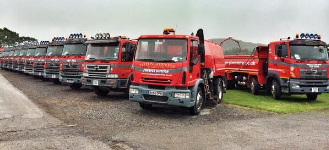 Historic John Jones and Son sweeper fleet photograph
