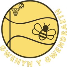 Gwenyn y Gwendraeth Netball logo